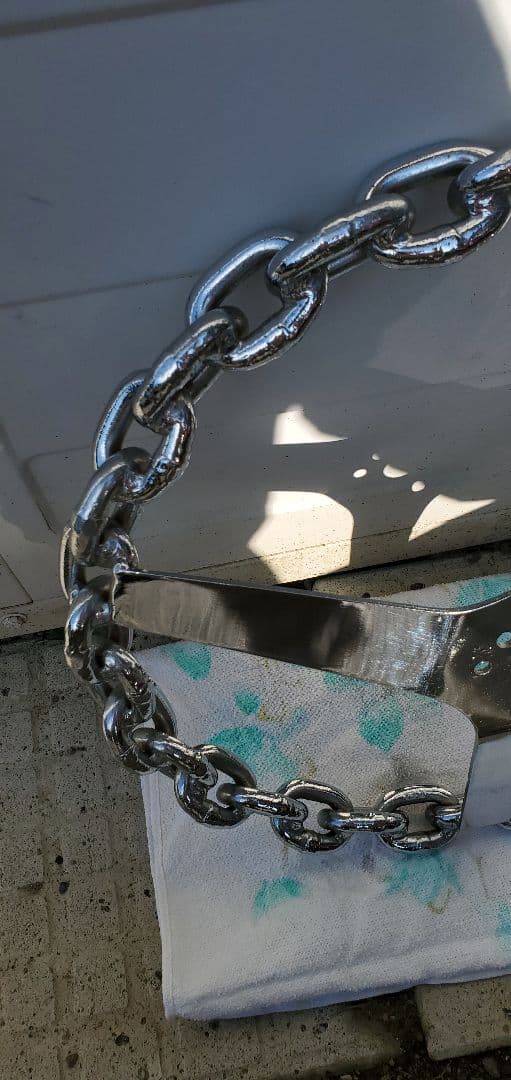 クロムチェーンスタイル ステアリングホイール