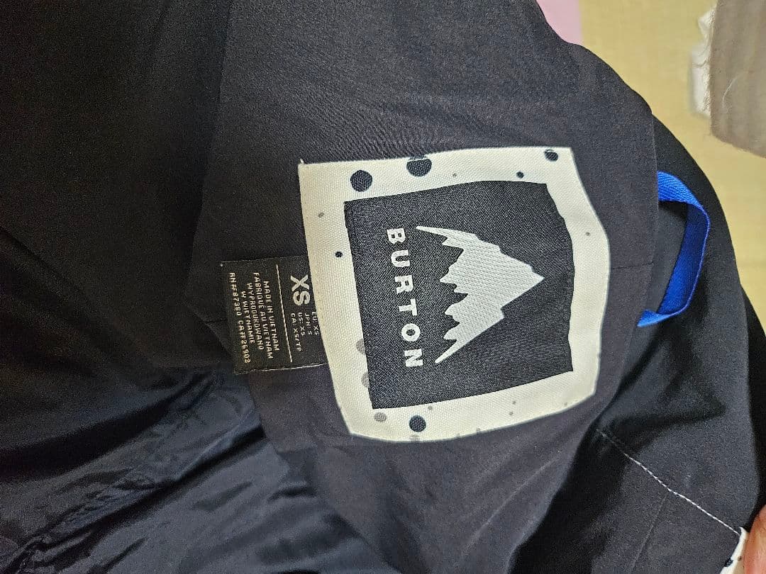 Burton スノーボードウェア ホワイト スプラッター