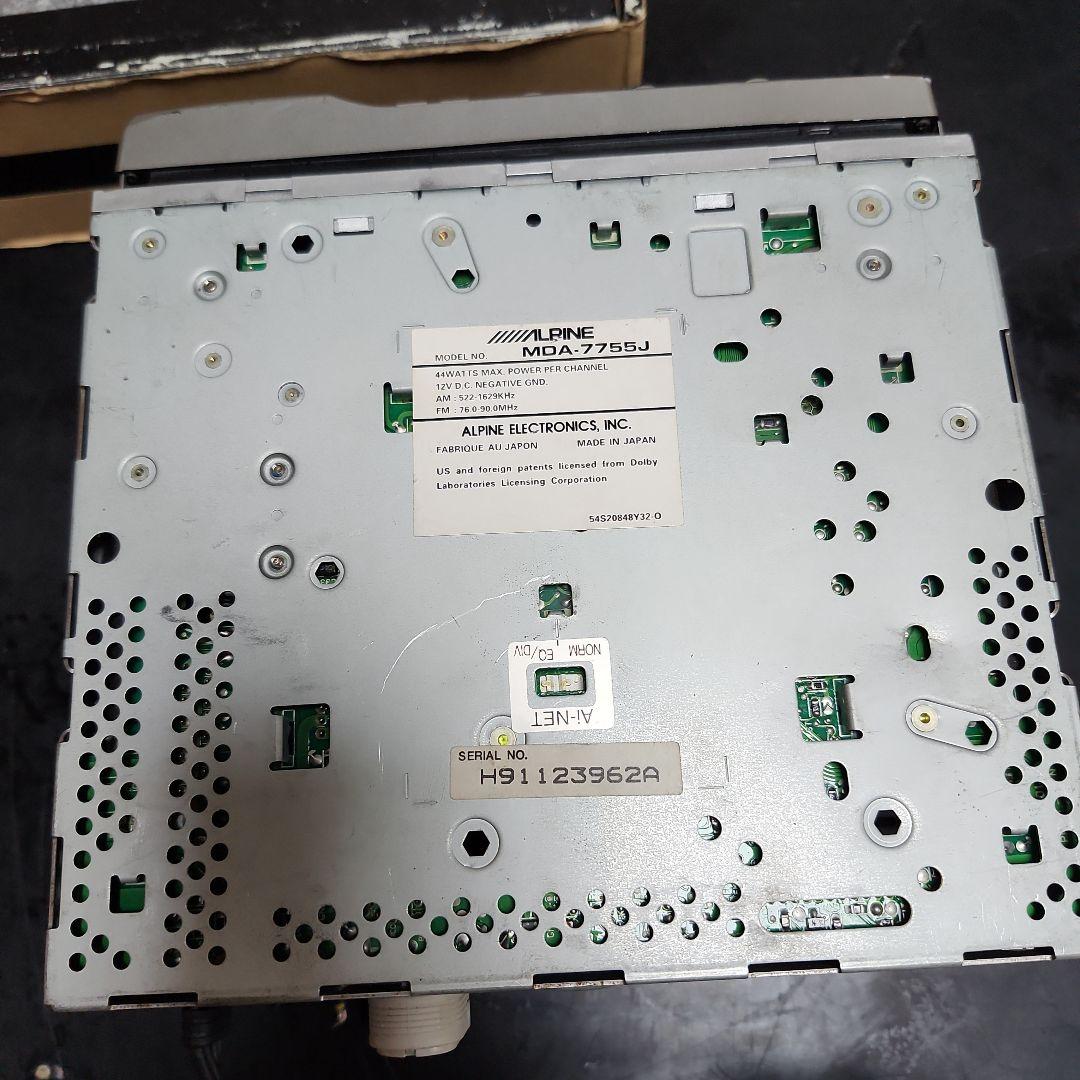 ALPINE CDA-5755 & MDA-7755J セット