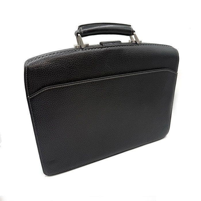 バーバリー BURBERRY ビジネスバッグ レザー 内側チェック ブラック 黒