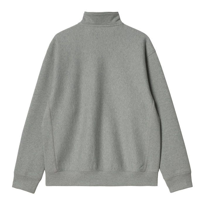 カーハート　Ｌ　ハーフジップ　アメリカン　スクリプト　スウェットシャツ　グレー