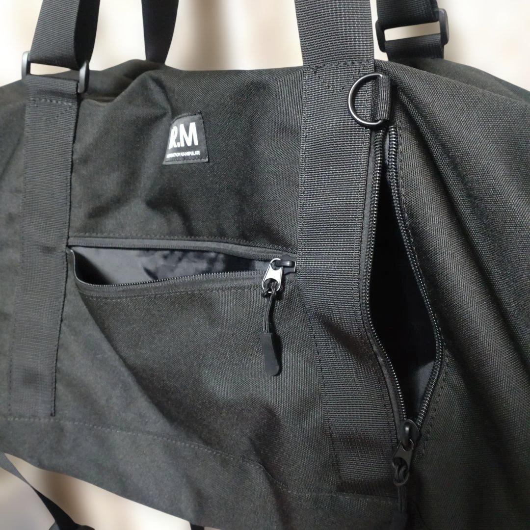 ◆L.R.M. ◆軽量大容量肩掛け紐付3waysボストンバッグ、リュックサック