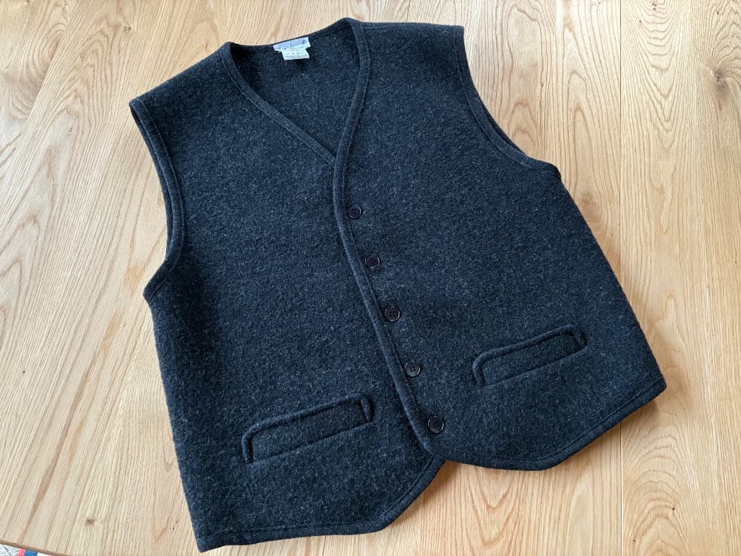 agnès b.　アニエスベーオム　ウールベスト　フランス製