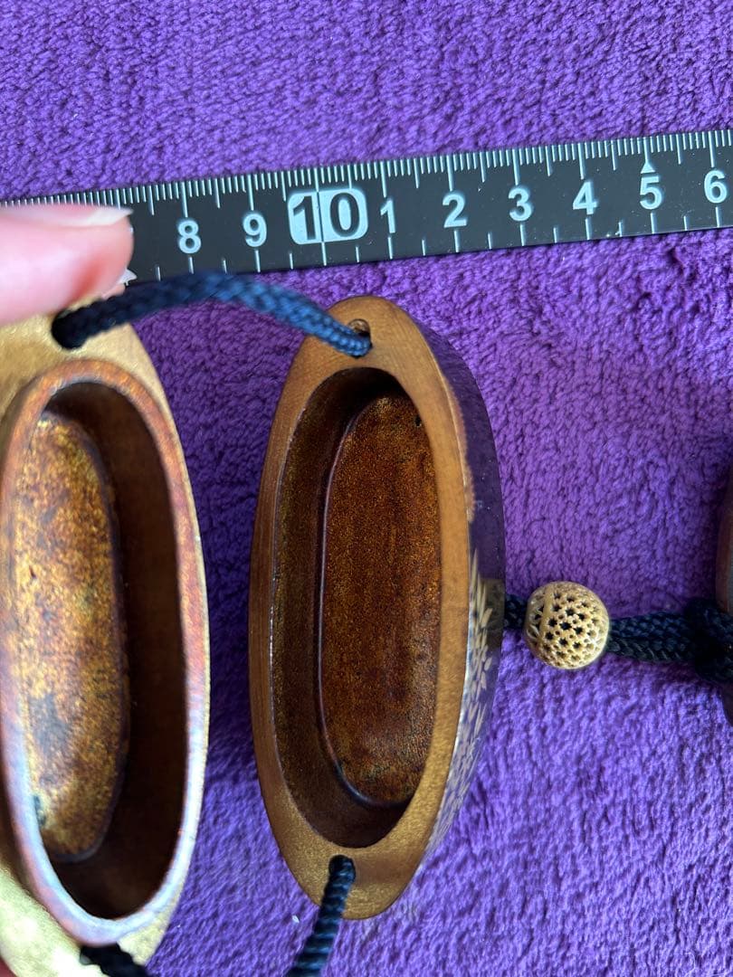 印籠 山水風景 根付 薬入れ 小物入れ