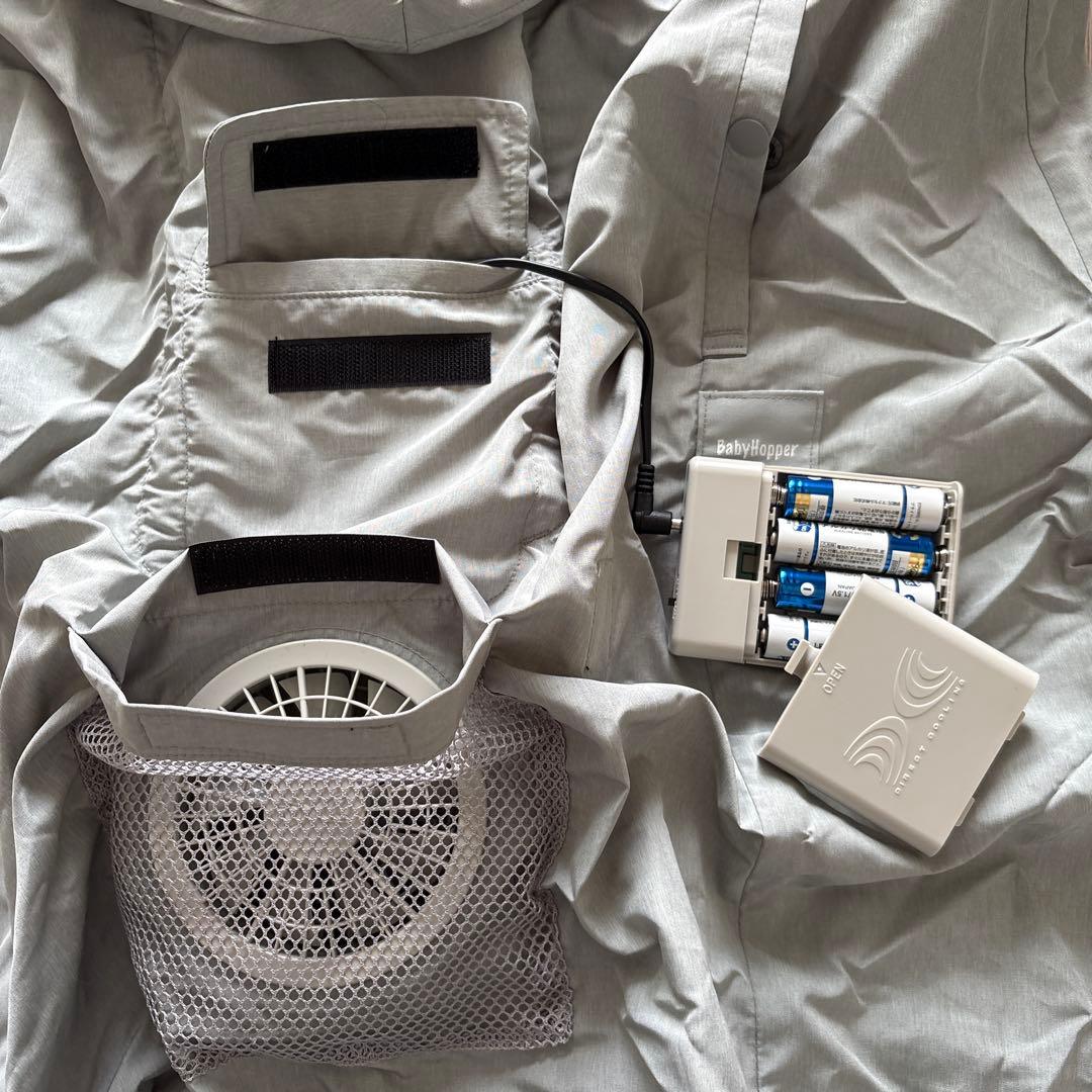 BabyHopper 冷却機能付き抱っこひもカバー グレー