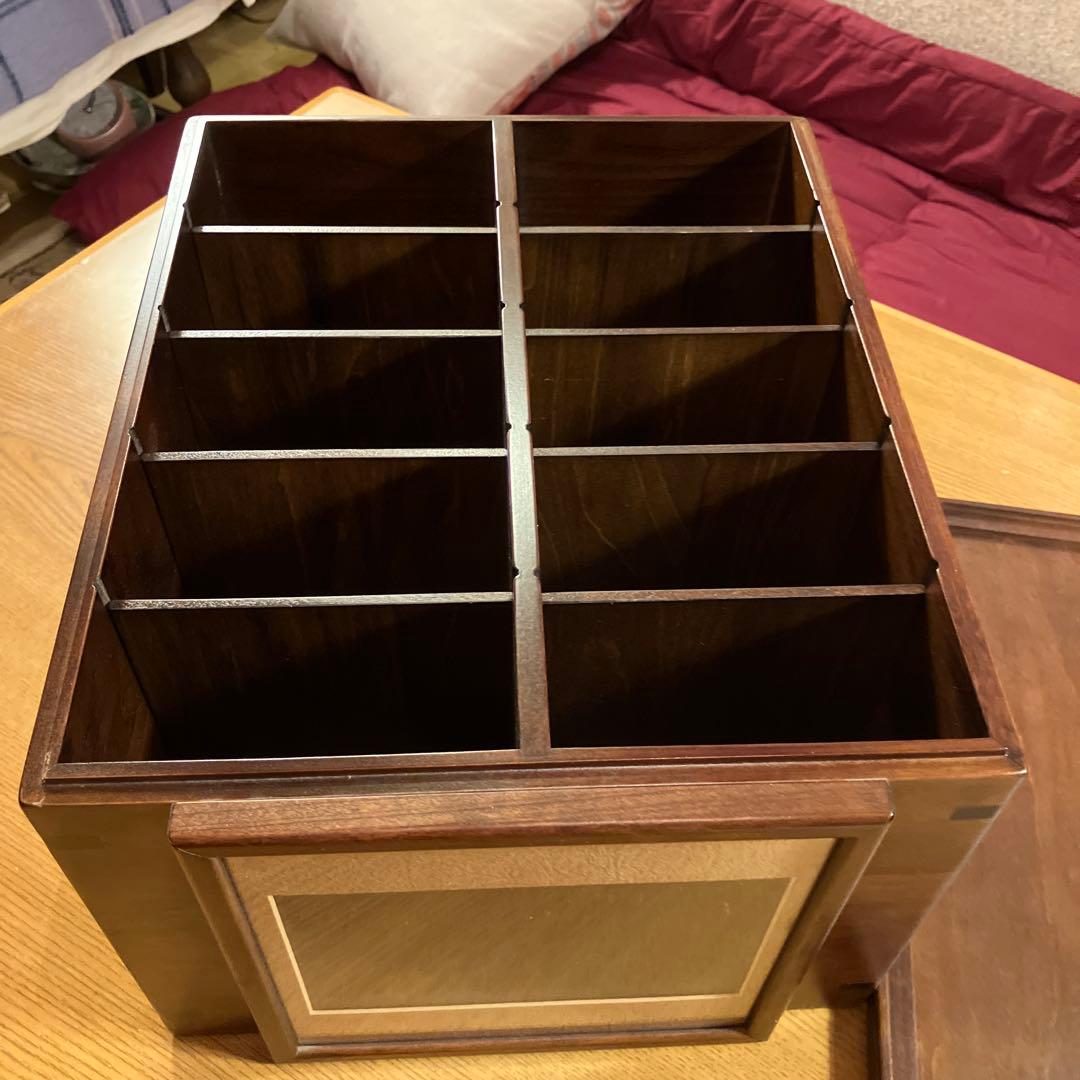 フレーム付き木製収納ボックス 10区画　豊岡クラフト