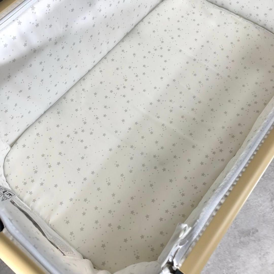 美品 折りたたみ HZDMJ ベビーベッド ゆりかご 添い寝 プレイヤード