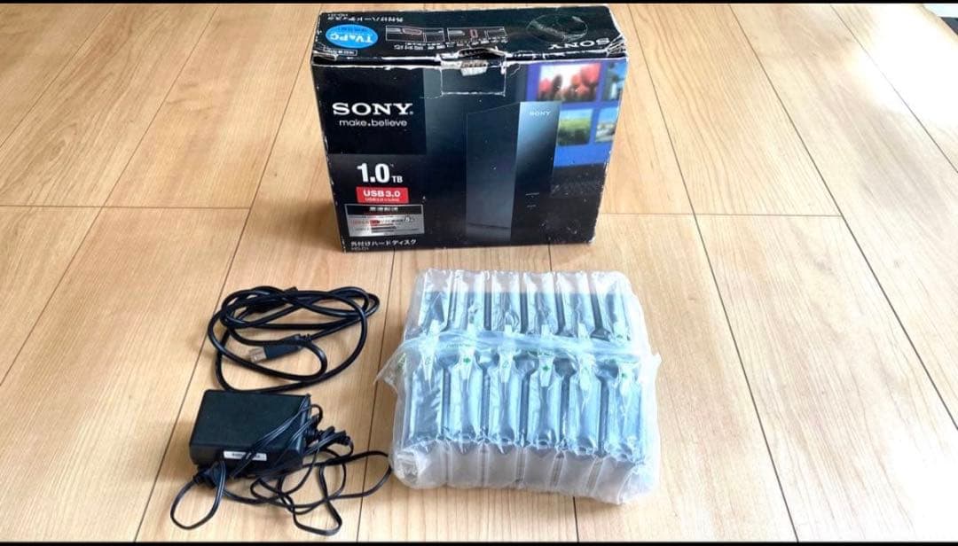 【新品】SONY 外付けハードディスク HD-D1 1TB TV&PC使用可能