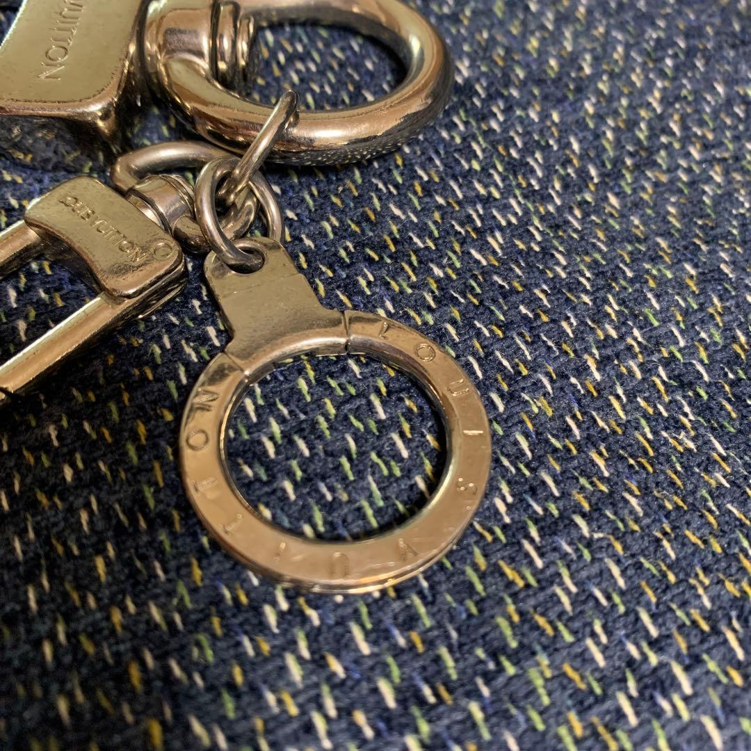 Louis Vuitton カラビナ型キーホルダー シルバー