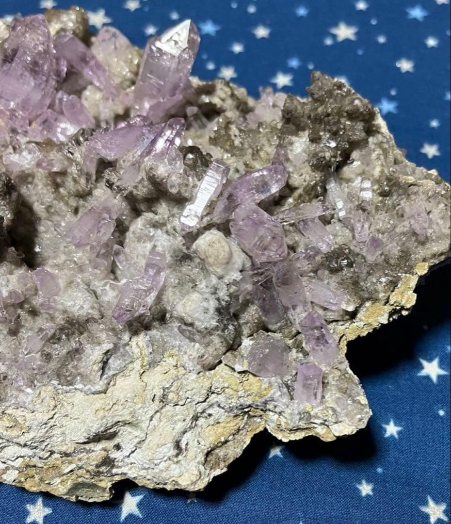 ＊8日まで＊ メキシコ ベラクルス州産 ベラクルスアメジスト 母岩付き原石