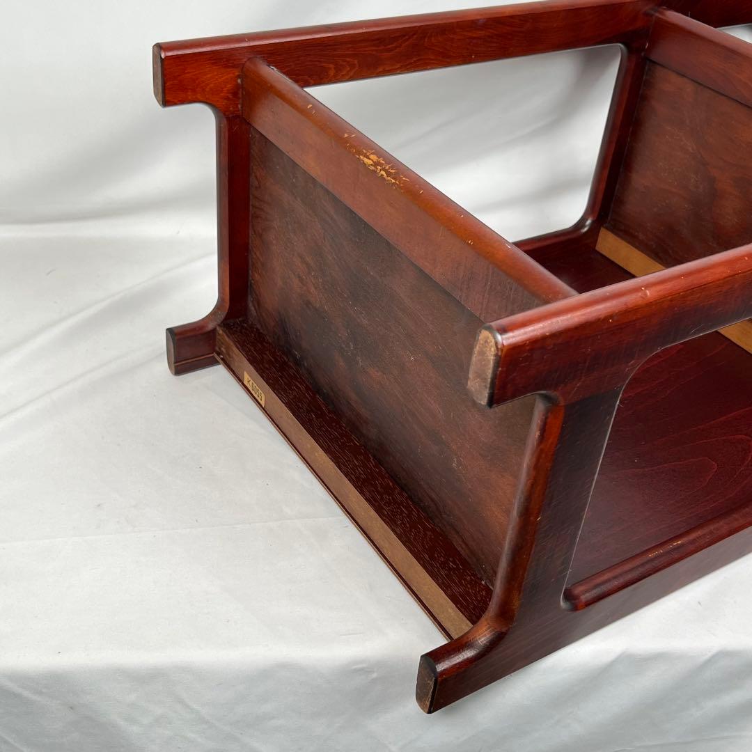 オールドカリモク　アンティーク調　3段キャビネット　カリモク家具　サイドラック