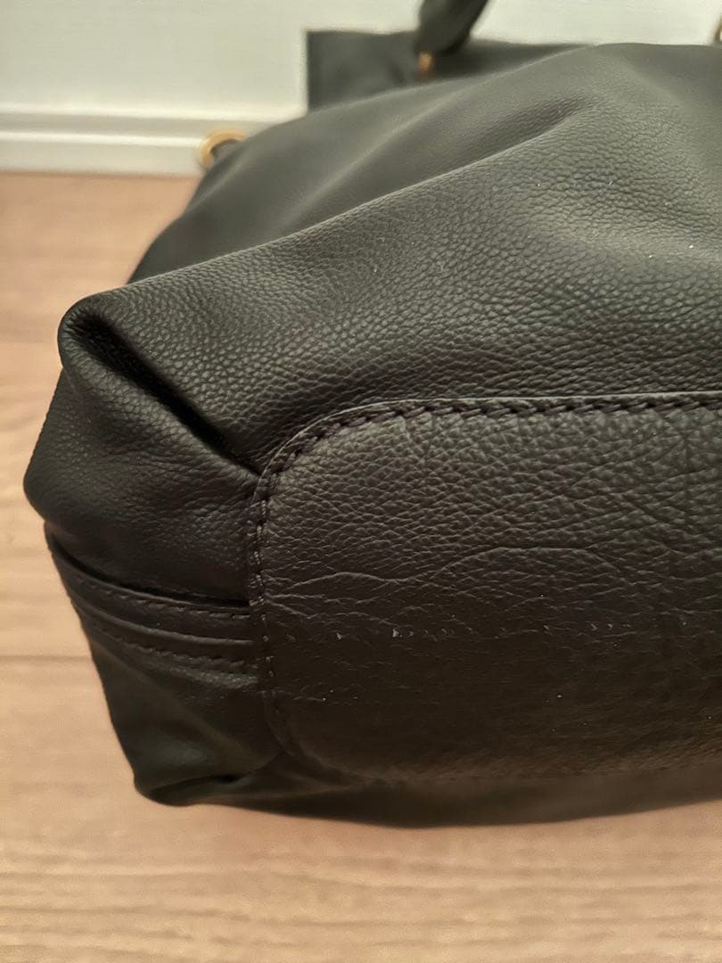 【BM】Chloé 黒 レザー ショルダーバッグ