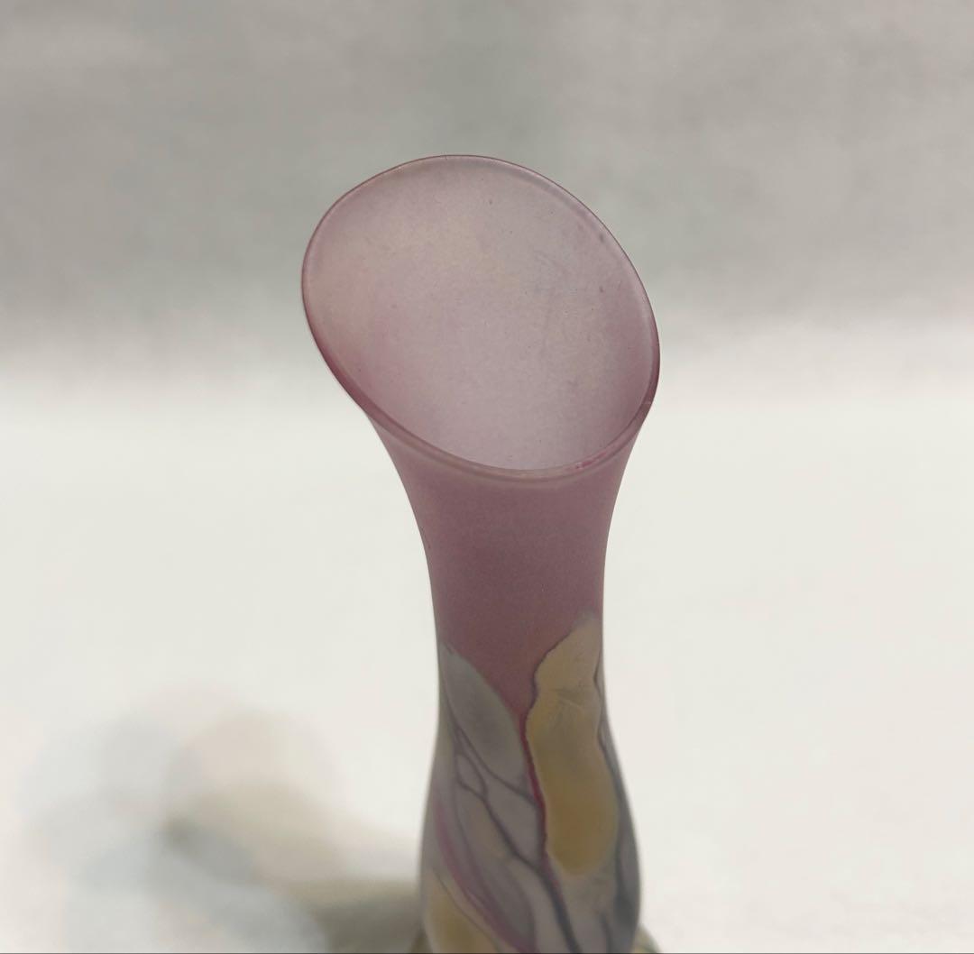 ● Reuven Glass ルーベングラス カナダ ヴィンテージ ガラス花瓶