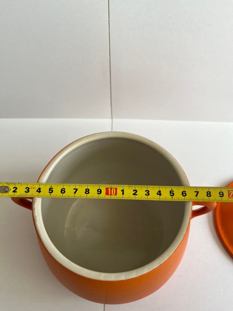 希少　廃盤　クーザンス ビーンズポット　オレンジ