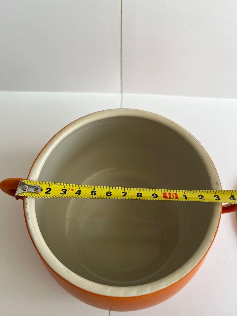 希少　廃盤　クーザンス ビーンズポット　オレンジ