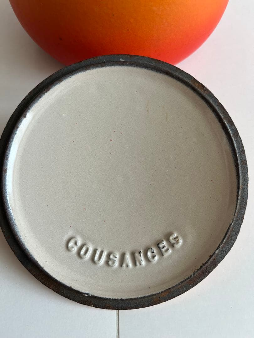 希少　廃盤　クーザンス ビーンズポット　オレンジ