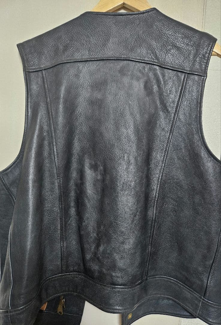トムさん専用【値下げ】Four Speed 鹿革 レザー ベスト サイズ44