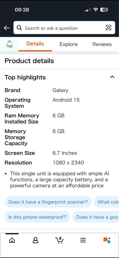 スマートフォン本体 SAMSUNG Galaxy A36 128GB