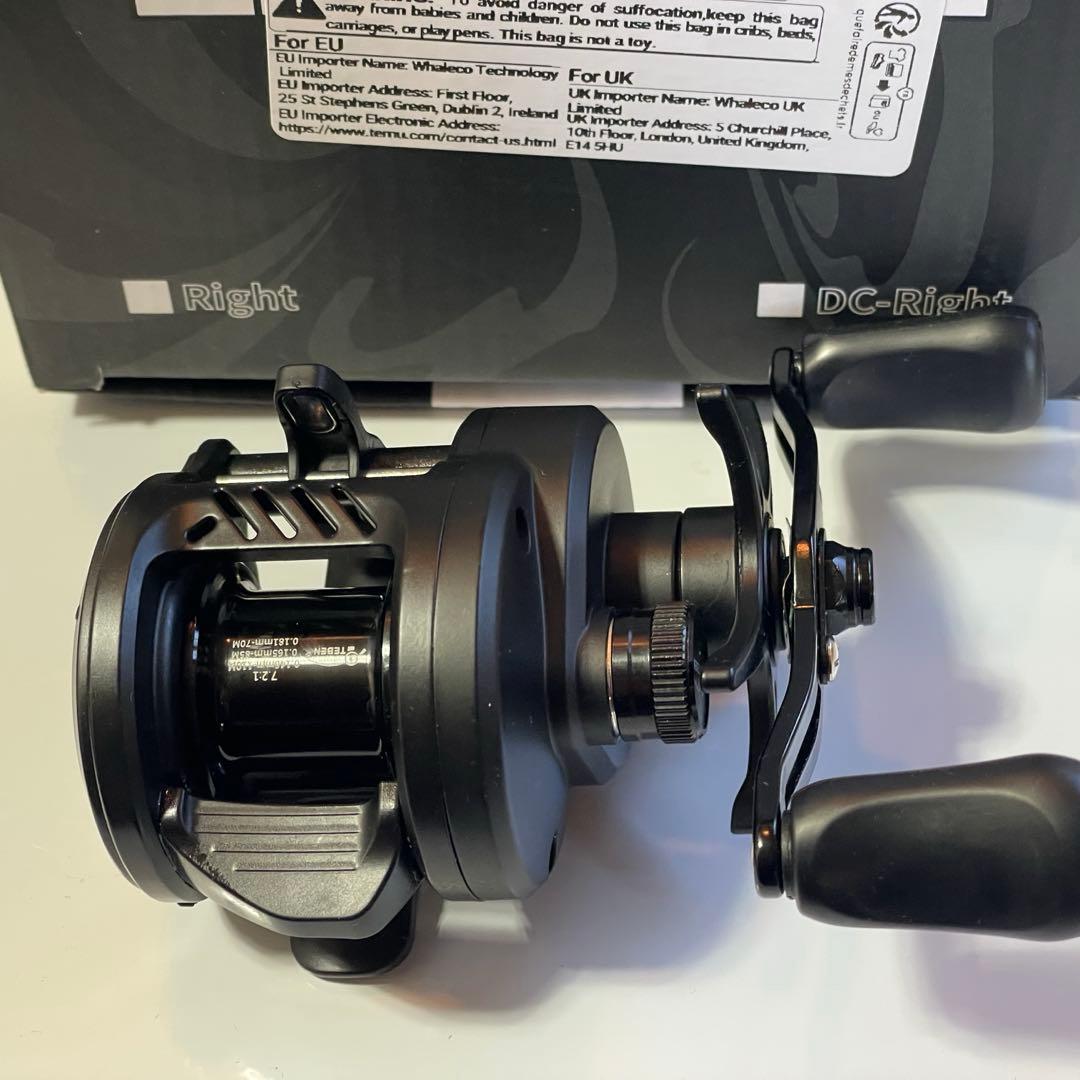 【新品未使用】丸型ベイトフィネスリール　右ハンドル　中華カルコン