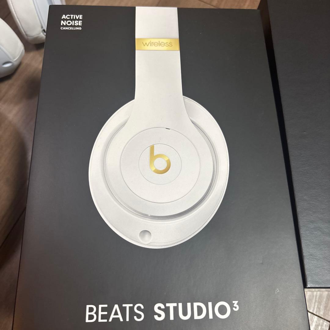 BEATS STUDIO3 ワイヤレスヘッドホン ホワイト ケース付 稼働確認済
