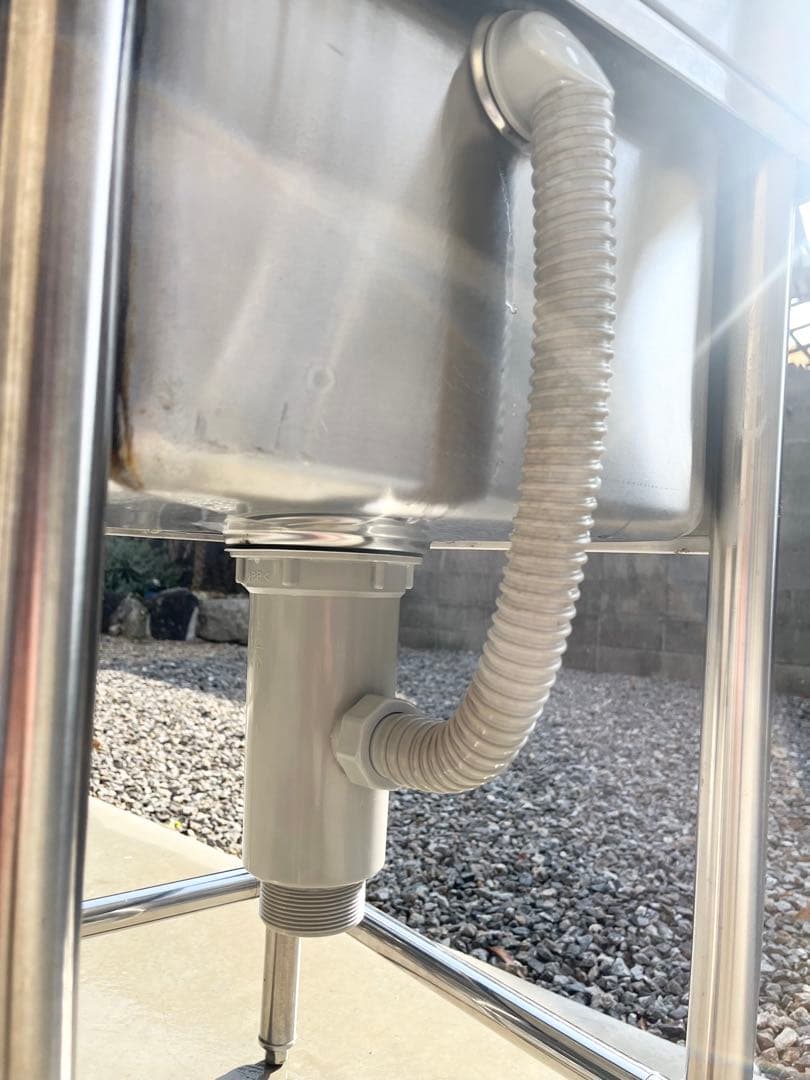 ステンレス1槽シンク 流し台 業務用　450×600×800
