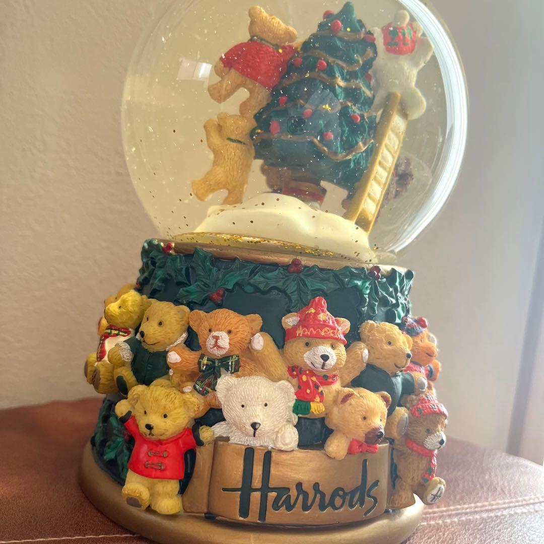 レア 2005年 ハロッズ 20周年記念 スノードーム