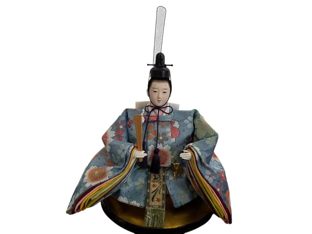 k*n様 伝統的な雛人形 大型ガラスケース付き