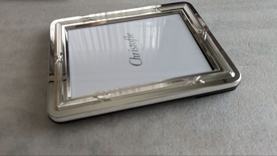 クリストフル　日本限定アイスクリームスプーンとフォトフレームのセット