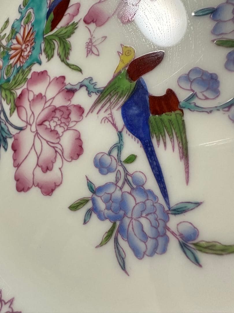 希少　W.Hプラマー　ミントン　チャイニーズツリー　鳥と花　アンティーク