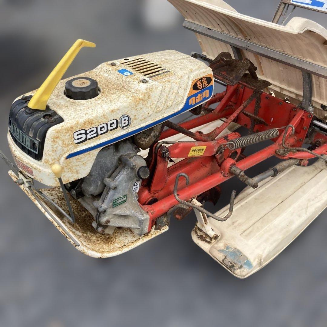 クボタ田植え機S200B春風　歩行型2条植え