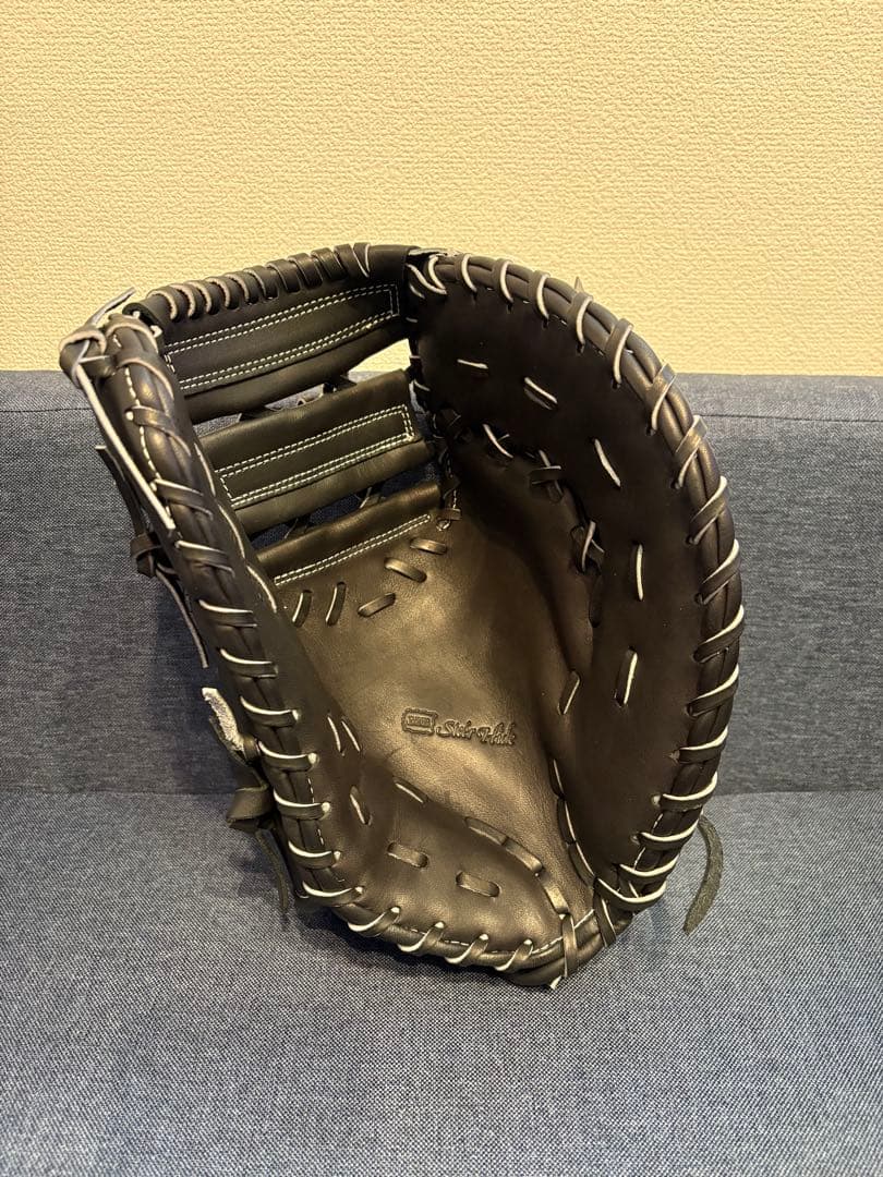 ポ*ポ様 【新品未使用】ZETT 硬式用ファーストミット一塁手用黒ブラック