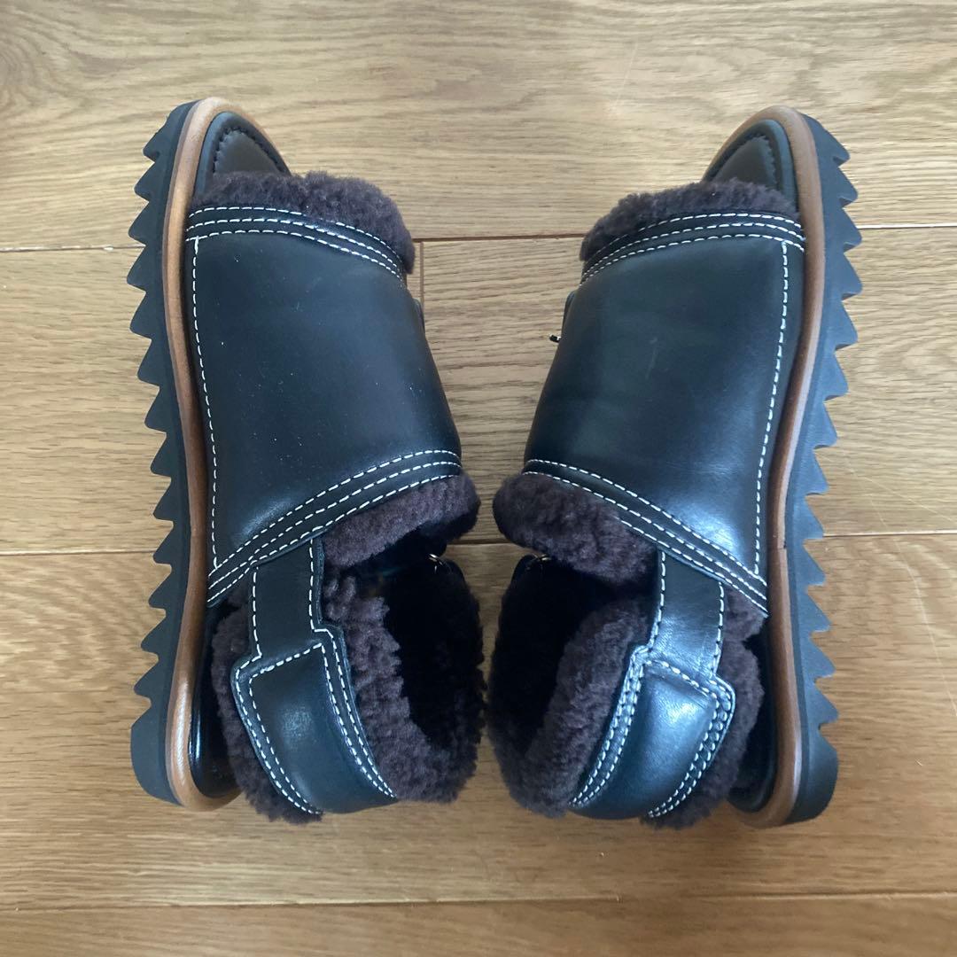 新品試着のみ☆オーラリー　ボアサンダル　レディース