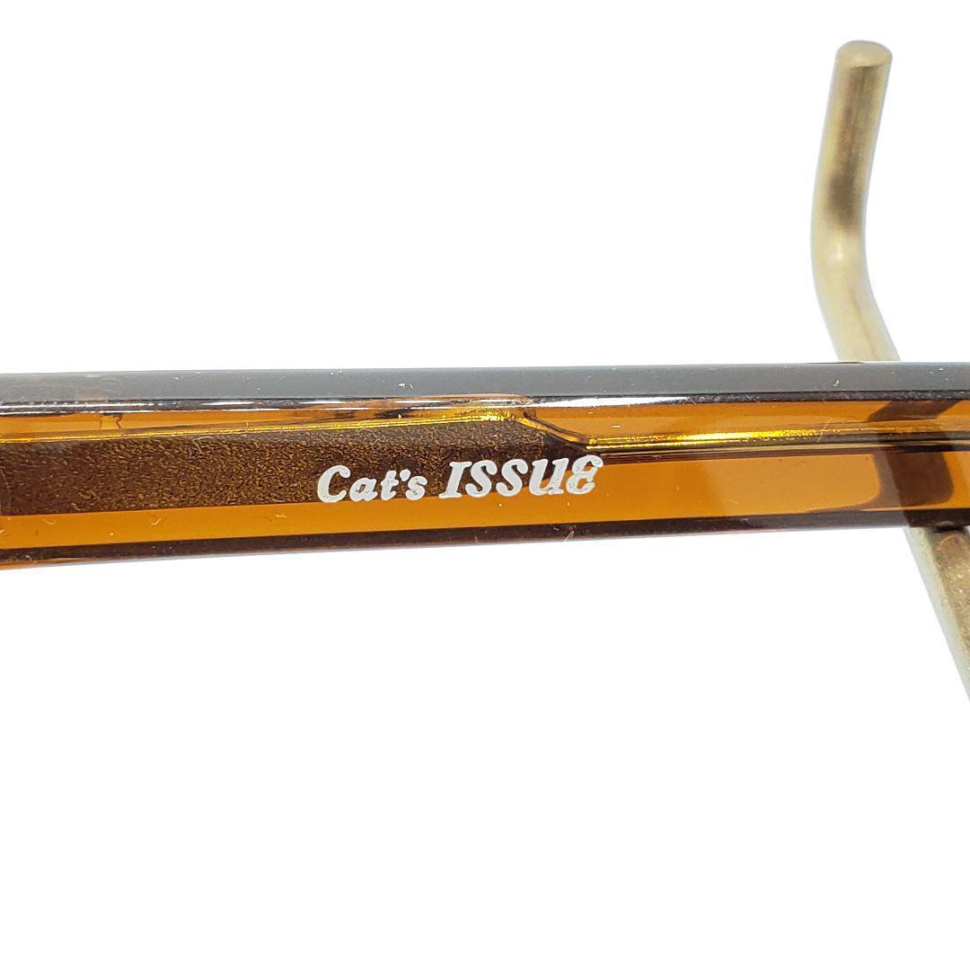 BLANC..監修 Cat's ISSUE 度なしサングラス クリアブラウン