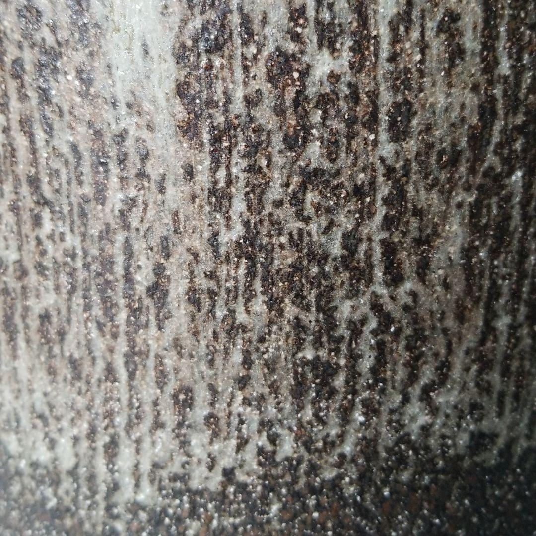 信楽焼傘立て  古窯変クシ目 高さ４３cm