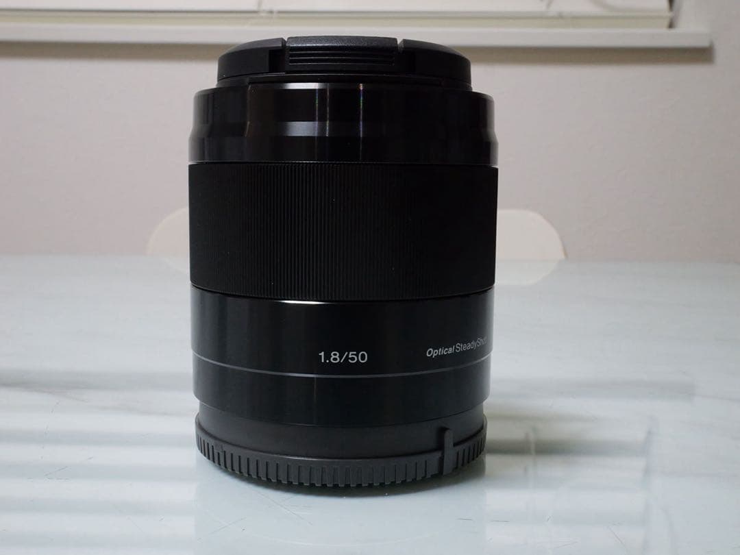 【極美品】SONY 単焦点レンズ E50mm F1.8 OSS ブラック ソニー