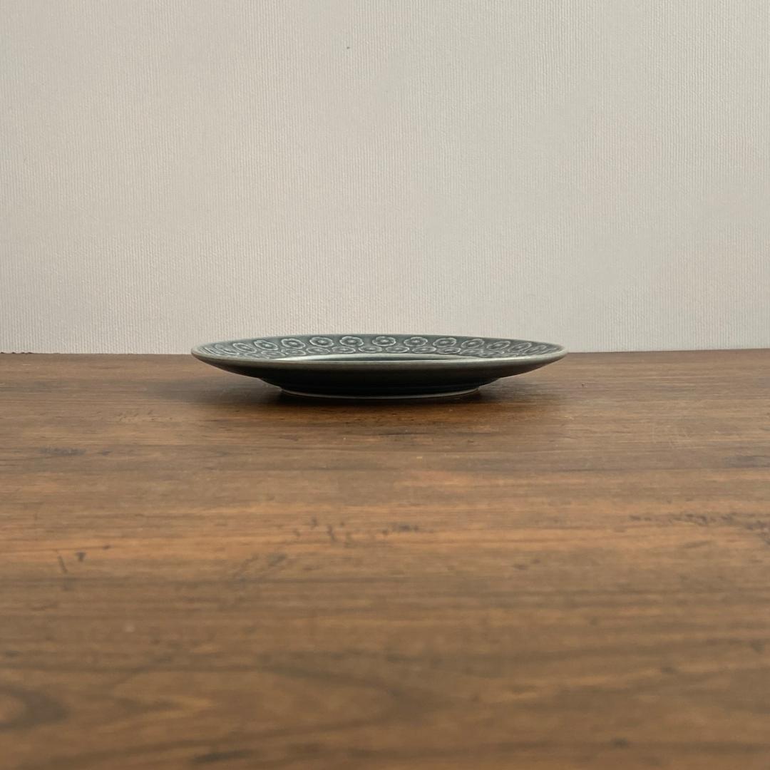 希少 クイストゴー AZUR アズール デザート サラダ 丸型 プレート 1客A