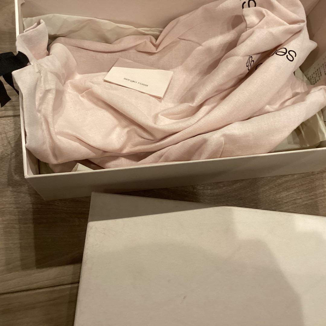 新品未使用セロジオロッシ　Sergio Rossi ファー素材 靴　 38.5