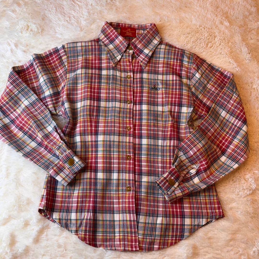 ★Vivienne Westwood RED LABEL★チェックシャツオーブ