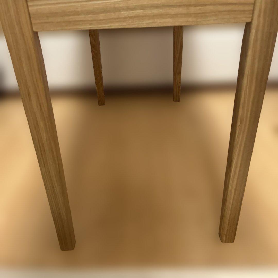 【極美品】無印良品 タモ材デスク 学習机 木製机 引き出し付