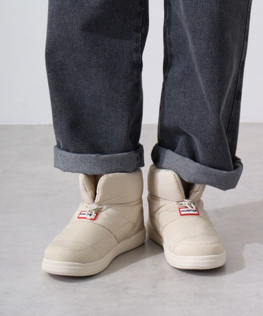 HUNTER レディース イン/アウト パファー ブーティ　UK6