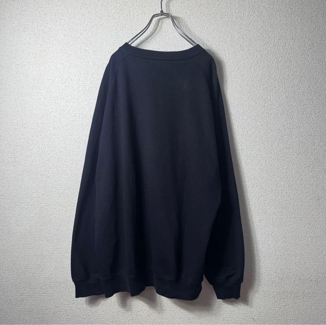 COMOLI コモリ コットンシルク長袖クルー 23SS NAVY