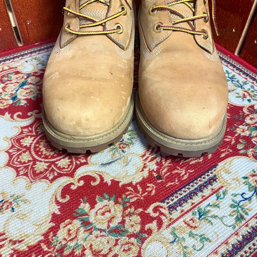 Timber land 6インチプレミアムブーツ　イエロー　24.5 12909