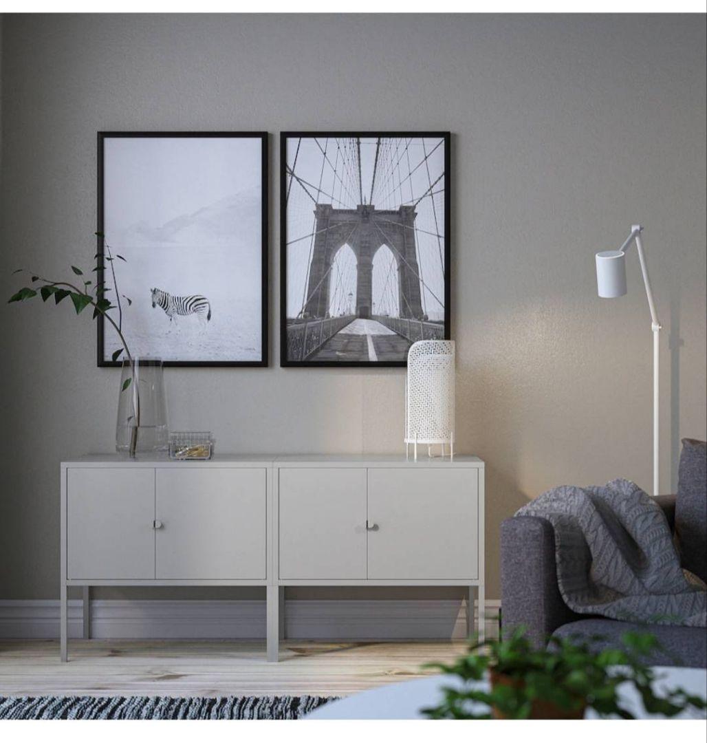 ★IKEA　イケア　LIXHULT　リックスフルトキャビネット　2台セット