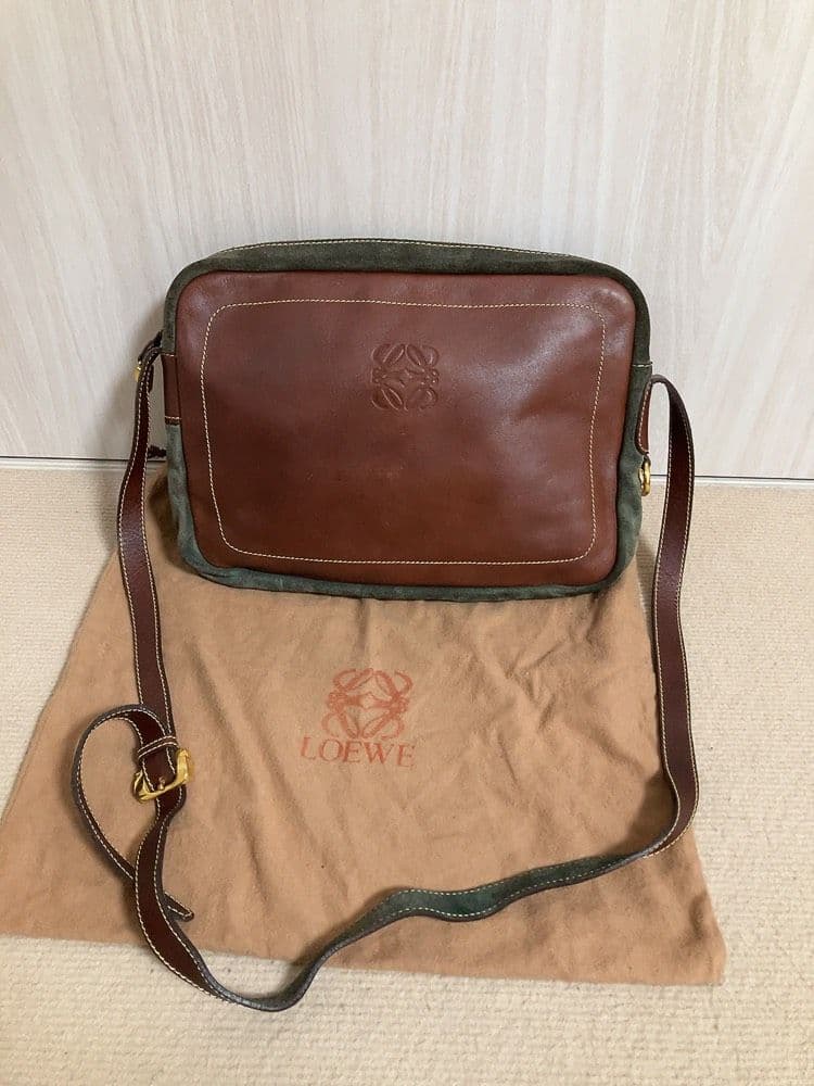 n*u様 希少✨LOEWE✨ロエベ ヴィンテージ アナグラム ショルダーバッグ