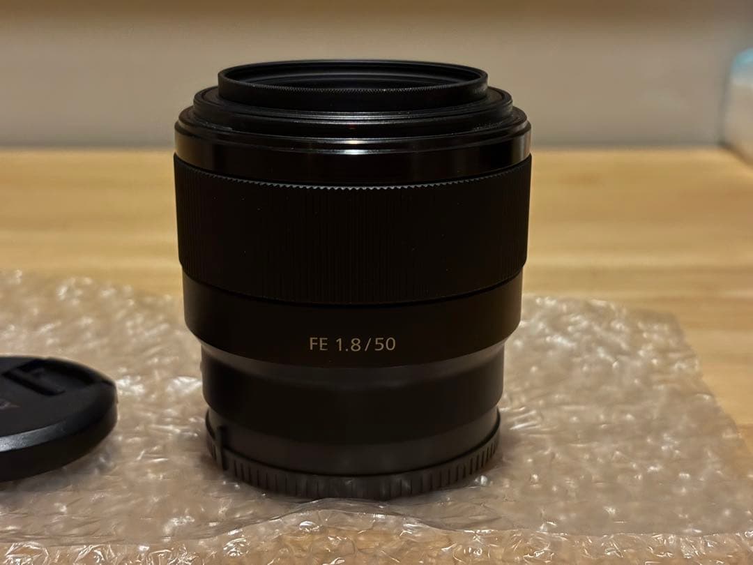 【美品】SONY FE 50mm f1.8 フィルター付 【SEL50F18F】