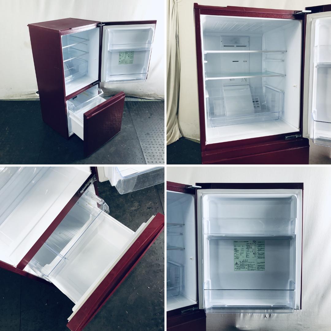 ★送料・設置無料★ 中古 2ドア冷蔵庫 アクア (No.1213)