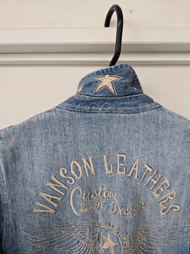 VANSON　バンソン つなぎ デニム　サイズM
