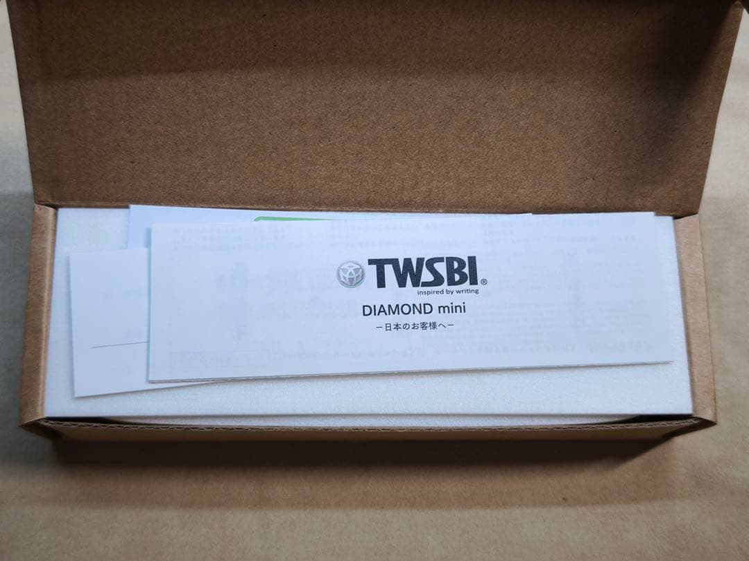 TWSBI万年筆 ダイヤモンド mini ホワイトローズゴールドII EF