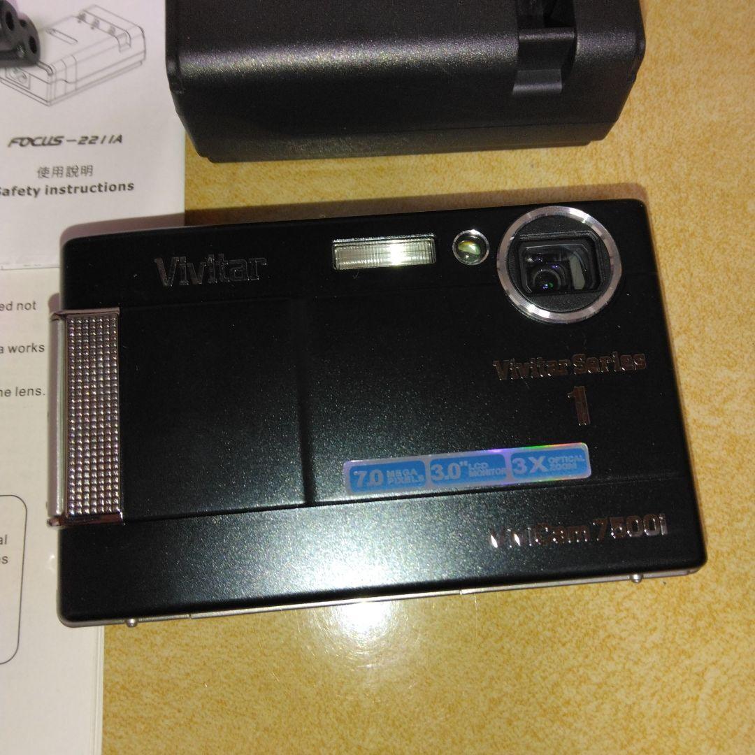 処分予定【起動確認済み】Vivitar ViviCam 7500i 7 デジカメ