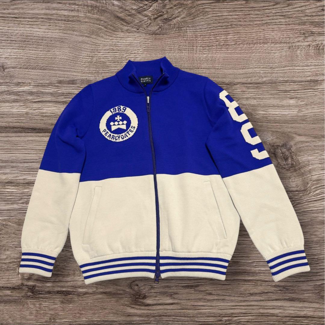 PEARLY GATESパーリーゲイツジップアップニットジャケットサイズ1美品